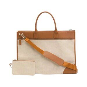 BROUK AND CO Brown Capri Boarding Bag